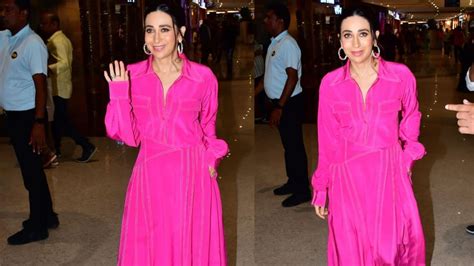 karishma kapoor ka sexy|Karishma Kapoors Stunning Hot Pink Dress Is What We All Need。